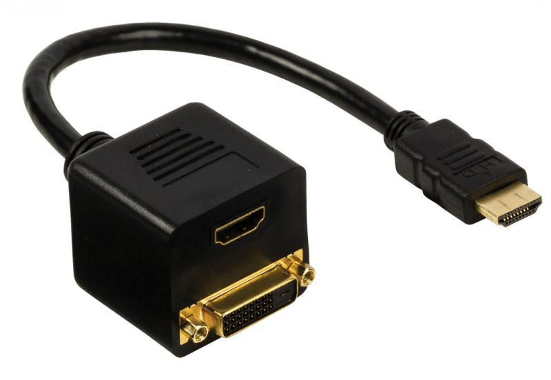 Cable Adaptador Hdmi, Conector Hdmi - Dvi-d 24+1-pines Hembra + Entrada