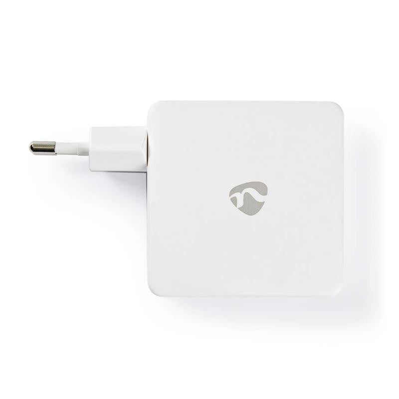 Cargador de Pared USB-C PD3.0 60W de color blanco