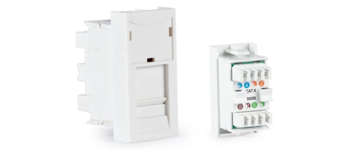 Panel de Conexión Rj-45 FTP Cat 6 T568b Cajas Conexiones