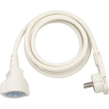 Cable de Extensión Alimentación 2 m H05vv-f 3G1.5 Ip20 Blanco Cables