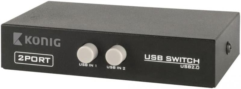 Conmutador USB de 2 Puertos