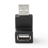 Adaptador Usb Macho-hembra en Codo de 90o