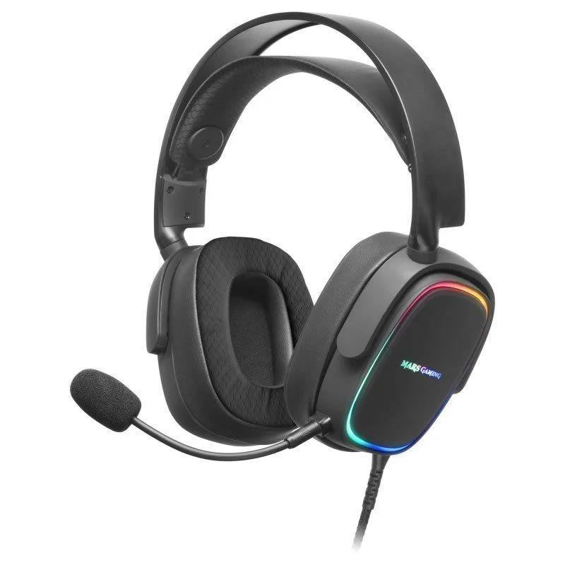 Auriculares Gaming con Micrófono Mars Mhax/ Jack 3.5/ USB 2.0