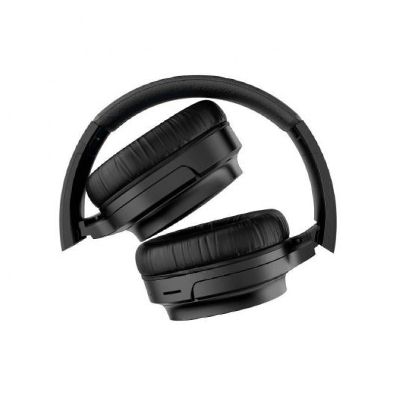 DCU Tecnologic Auriculares Bluetooth Plegables con Cancelación Activa de Ruido Negros