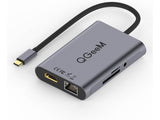 Dock Station USB C - 2xusb, 1xpd, 1xhdmi, 1xrj45, 1xmicrosd, 1xsd, 1xjack 3.5 mm 3.1 Tipo