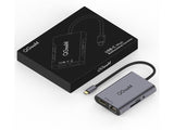 Dock Station USB C - 2xusb, 1xpd, 1xhdmi, 1xrj45, 1xmicrosd, 1xsd, 1xjack 3.5 mm 3.1 Tipo