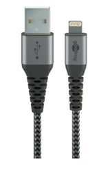 Cable de Carga y Sincronización Usb a Lightning 2m Reforzado