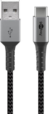 Cable USB C de Carga y Sincronización Tela 1m