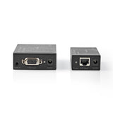 Extensor VGA | / Audio Distancia Hasta: 300 m Cat5e Cat6 1920x1200 Euro Type C (CEE 7/16) UK G