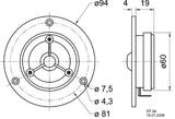 Tweeter 8 Ohm 100 W