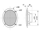 Artículo Resistente al Agua Salada 16 cm 4 Ohm Fr16wp Altavoces