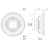 Loudspeakers 8 Ohm 70 W