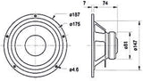 Woofer 8 Ohm 80 W