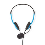 Auriculares Para PC | Diadema 2 Conectores de 3,5 mm 2,0 m Azul