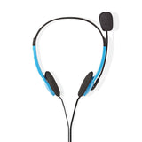 Auriculares Para PC | Diadema 2 Conectores de 3,5 mm 2,0 m Azul