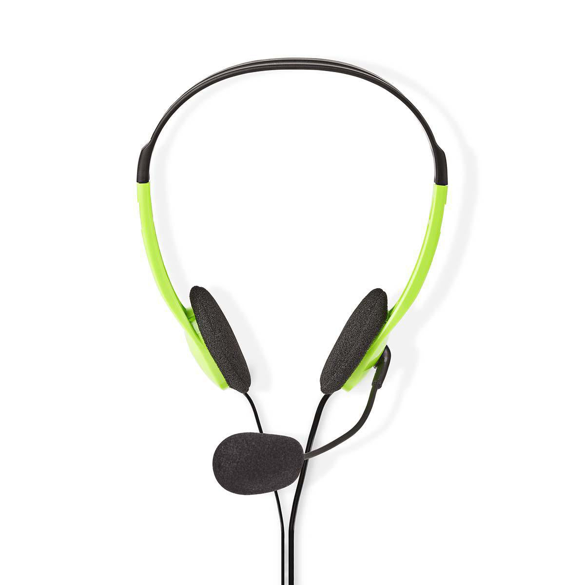 Auriculares Para PC | Diadema 2 Conectores de 3,5 mm 2,0 m Verde