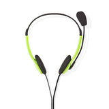 Auriculares Para PC | Diadema 2 Conectores de 3,5 mm 2,0 m Verde