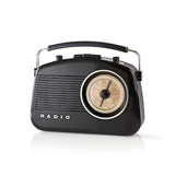 Radio FM | 4,5 W Asa de Transporte Negro