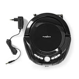 Boombox | 9 W Bluetooth® Reproductor de Cd/radio Fm/usb/entrada Auxiliar Negro