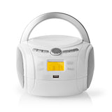 Boombox | 9 W Bluetooth® Reproductor de Cd/radio Fm/usb/entrada Auxiliar Blanco