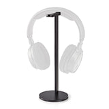 Soporte de Auriculares | Diseño Aluminio Cinta Antideslizante ? 98 x 276 mm Negro