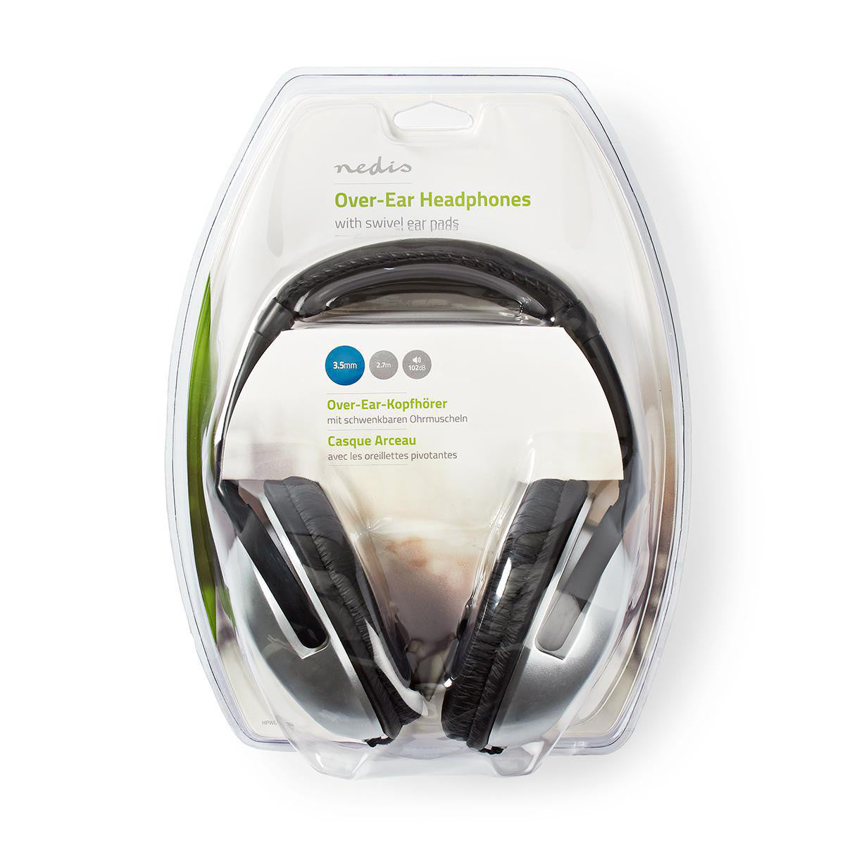 Auriculares Supraaurales | Con Cable de 2 m Plateado/negro