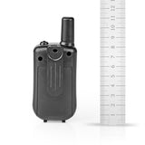 Walkie-talkie | Alcance de 5 km 8 Canales VOX 2 Unidades Negro