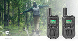 Walkie-talkie | Alcance de 5 km 8 Canales VOX 2 Unidades Negro