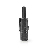 Walkie-talkie | Alcance de 8 km Canales VOX 2 Unidades Negro