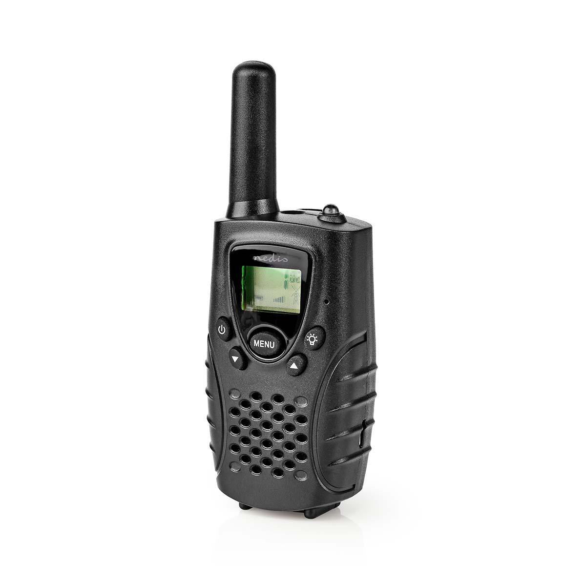 Walkie-talkie | Alcance de 8 km Canales VOX 2 Unidades Negro