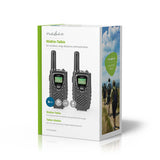 Walkie-talkie | Alcance de 8 km Canales VOX 2 Unidades Negro