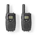 Walkie-talkie | Alcance de 8 km Canales VOX 2 Unidades Negro