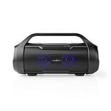 Boombox Bluetooth® Party | Hasta 6 Horas 2.0 60 W Reproducción de Medios: AUX / Micro SD USB Ipx5 Enlazable Asa Transporte Negr