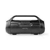 Boombox Bluetooth® Party | Hasta 6 Horas 2.0 60 W Reproducción de Medios: AUX / Micro SD USB Ipx5 Enlazable Asa Transporte Negr