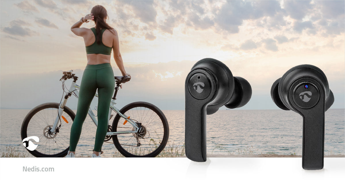 Auriculares Inalámbricos Totalmente | Bluetooth Control de Presión Estuche Carga Micrófono Incorporado Soporte voz Ear Wings Ne