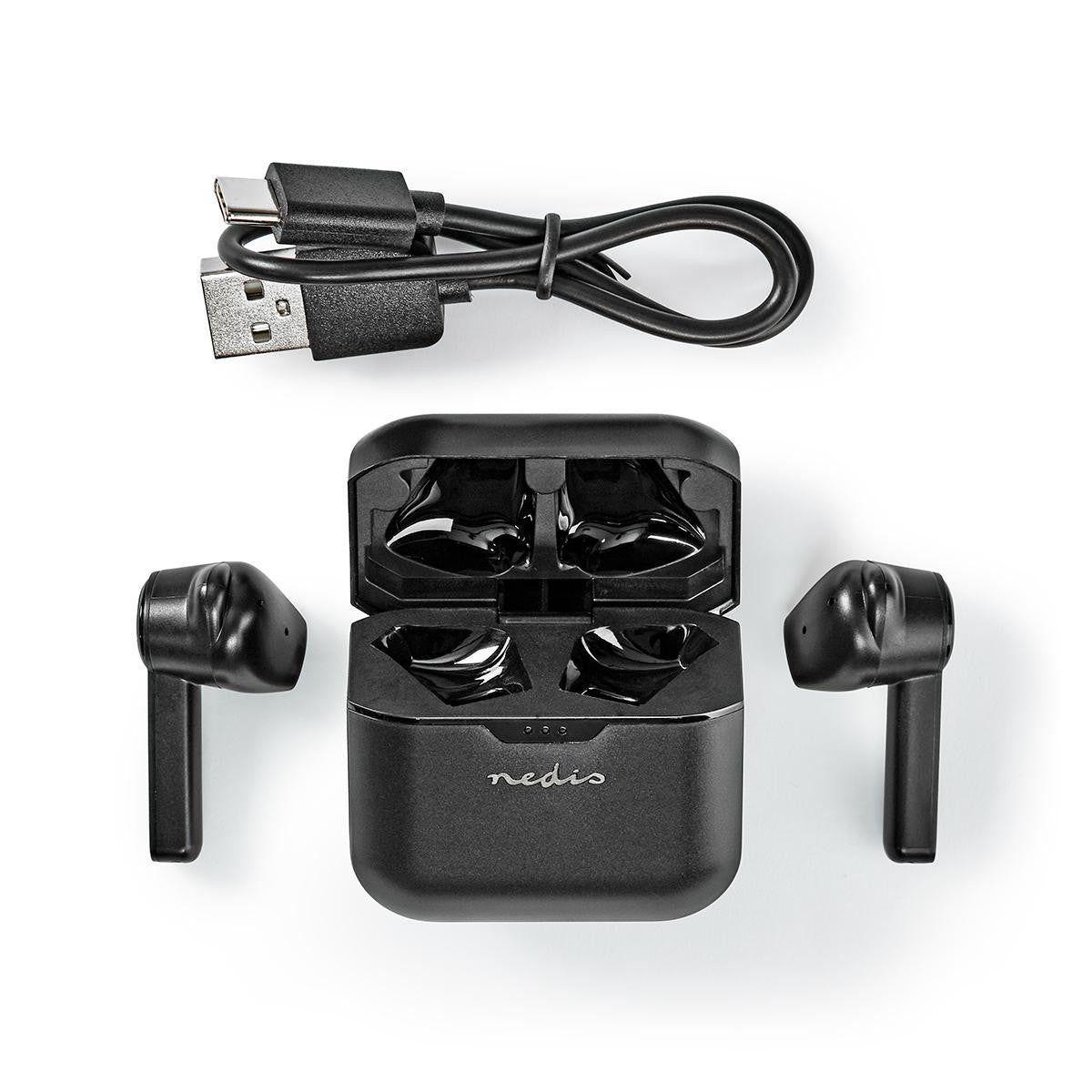 Auriculares Inalámbricos Totalmente | Bluetooth® Control Tactil Estuche de Carga Micrófono Incorporado Soporte voz Ear Wings Ne