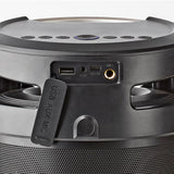 Boombox Bluetooth® Party | Hasta 3,5 Horas 4.1 150 W Reproducción de Medios: AUX / USB Ipx5 Enlazable Asa Transporte Luces Fies