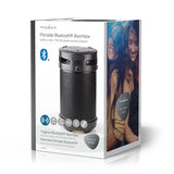 Boombox Bluetooth® Party | Hasta 3,5 Horas 4.1 150 W Reproducción de Medios: AUX / USB Ipx5 Enlazable Asa Transporte Luces Fies