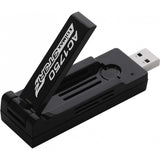 Adaptador USB Inalámbrico Ac1200 Wi-fi Negro Tarjetas Wifi