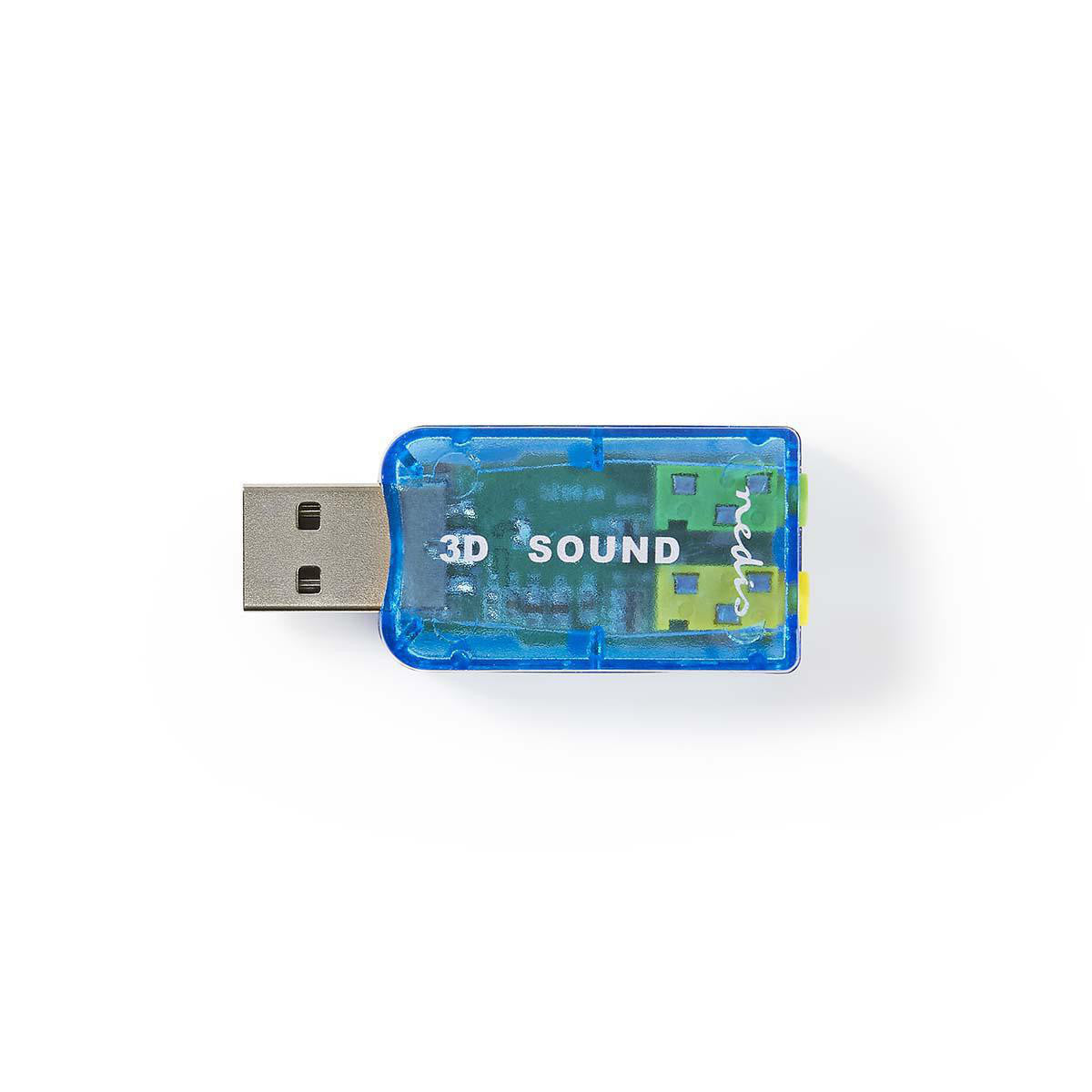 Tarjeta de Sonido | 3D 5.1 USB 2.0 Conector Doble 3,5 mm