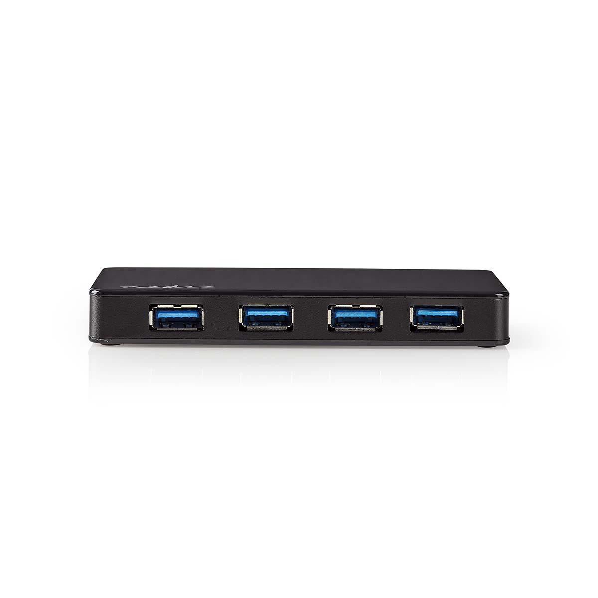 Concentrador USB | 4 Puertos Alimentación 3.0 Fuente de Independiente 5 Gbps