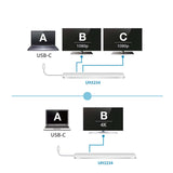 Estación de Acoplamiento Usb-c? 1x Displayport Female / Hdmi Type A VGA Gigabit Anclaje 11-port Plata