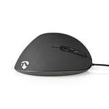 Ergonomic Wired Mouse | 3200 DPI 6-button Black