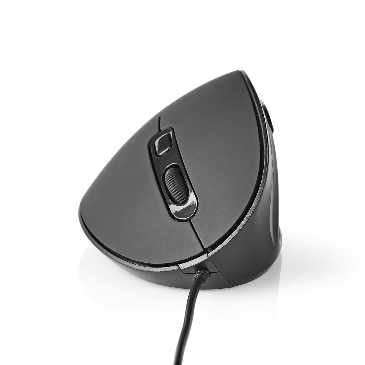 Ergonomic Wired Mouse | 3200 DPI 6-button Black