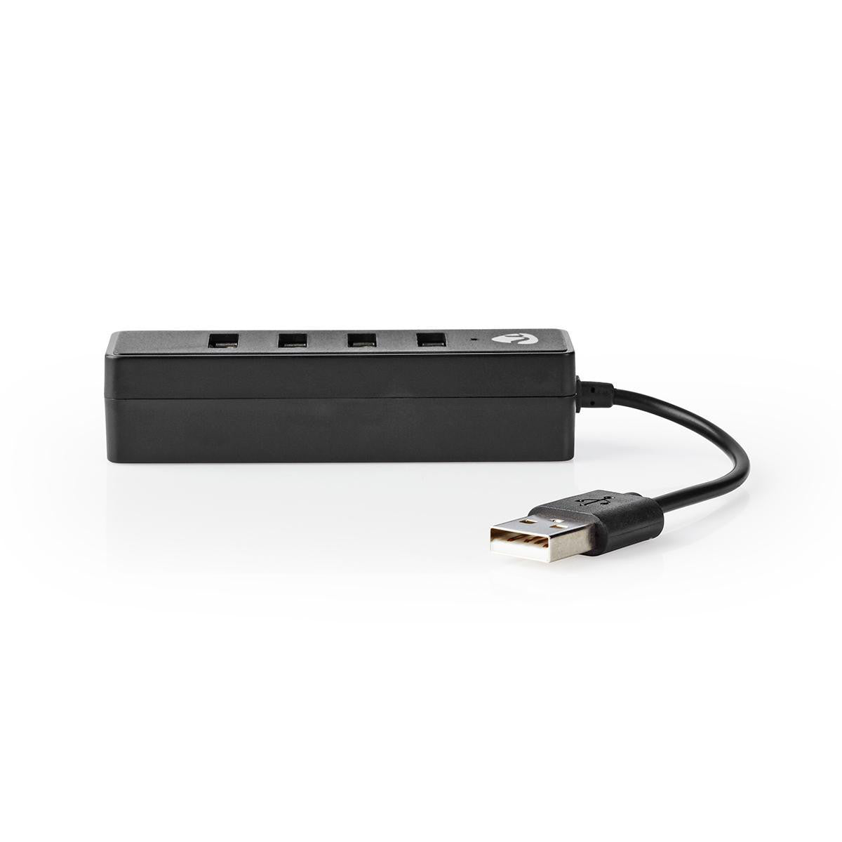 Concentrador USB | 4 Puertos 2.0 Negro