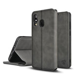 Funda Suave Abatible con Tarjetero Para Samsung Galaxy A40 | Negra Fundas