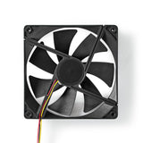 Ventilador DC | Tamaño del Ventilador: 140 mm 3-pin 24.9 dBA Negro