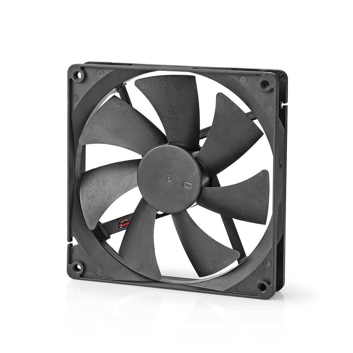 Ventilador DC | Tamaño del Ventilador: 140 mm 3-pin 24.9 dBA Negro