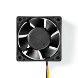 Ventilador DC | Tamaño del Ventilador: 60 mm 3-pin 32.3 dBA Negro