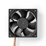 Ventilador DC | Tamaño del Ventilador: 80 mm 3-pin 35.6 dBA Negro Accesorios / Componentes pc